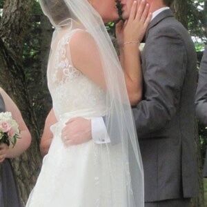 8 foot long wedding veil